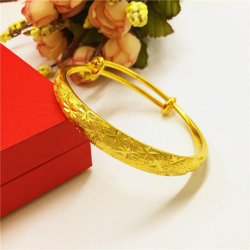 Gold Plated Floral Bracelets for Women