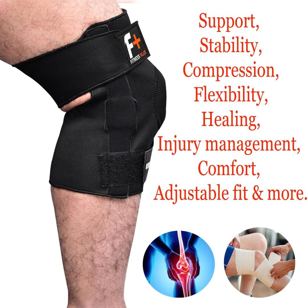 Black Knee Brace for Support & Comfort